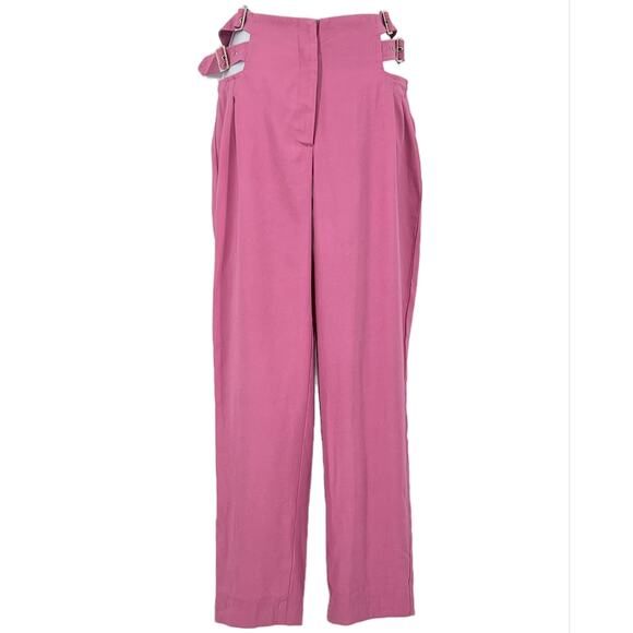 Le Blog Buckle Waist Pants in Pink Size 38/6 - Picture 1 of 7